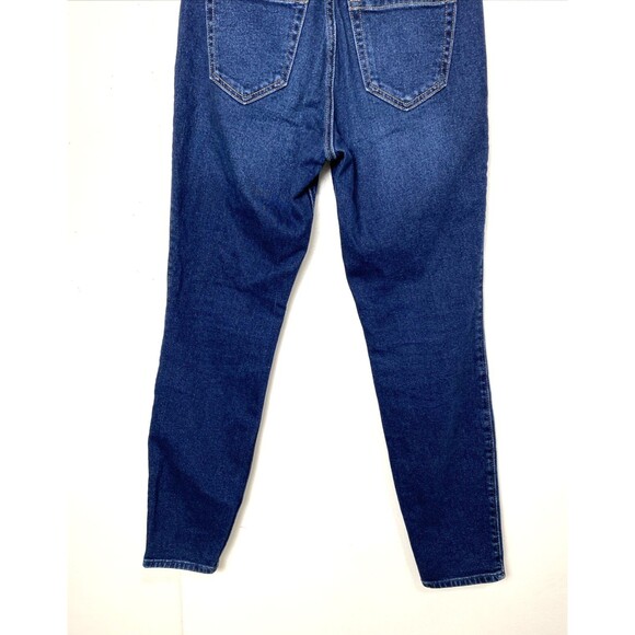 Abercrombie and Fitch The Skinny High Rise Jeans Womens Size 27 Dark Wash 4R - Picture 7 of 13